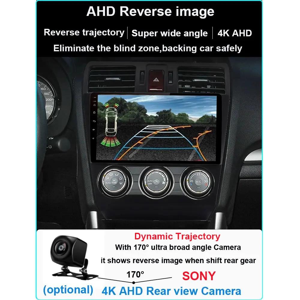 9-дюймовый Android 12 автомобильный стерео-радио GPS-навигационный мультимедийный проигрыватель для Subaru WRX Forester 2013 2016 Impreza 2012 Carplay on.