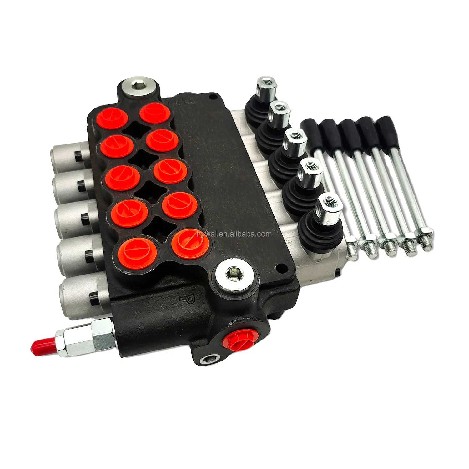 Двухсторонний цилиндрический гидравлический управляющий клапан Hy-Waloil 05P80 80 л/мин