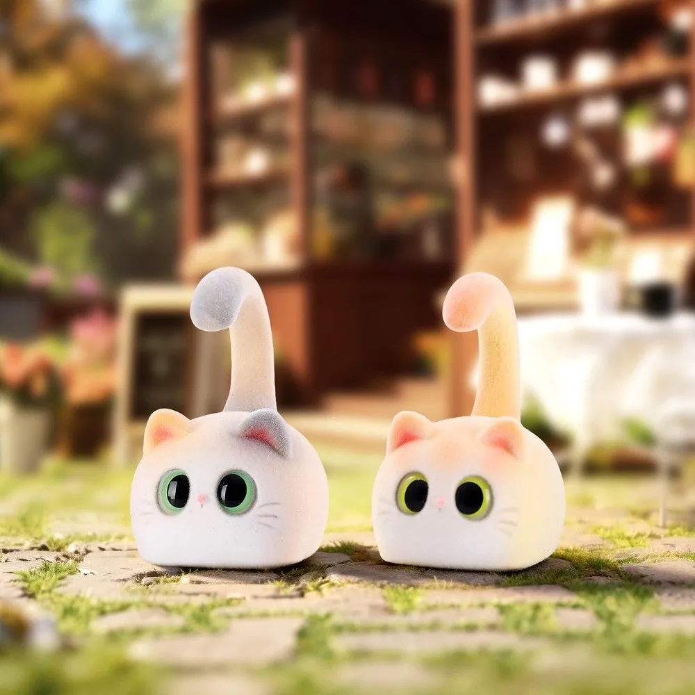 Фото Новая серия Honey Cats: Сюрприз-боксы из смолы, милые фигурки, красочные мультяшные украшения для рабочего стола, подарок на день рождения №4