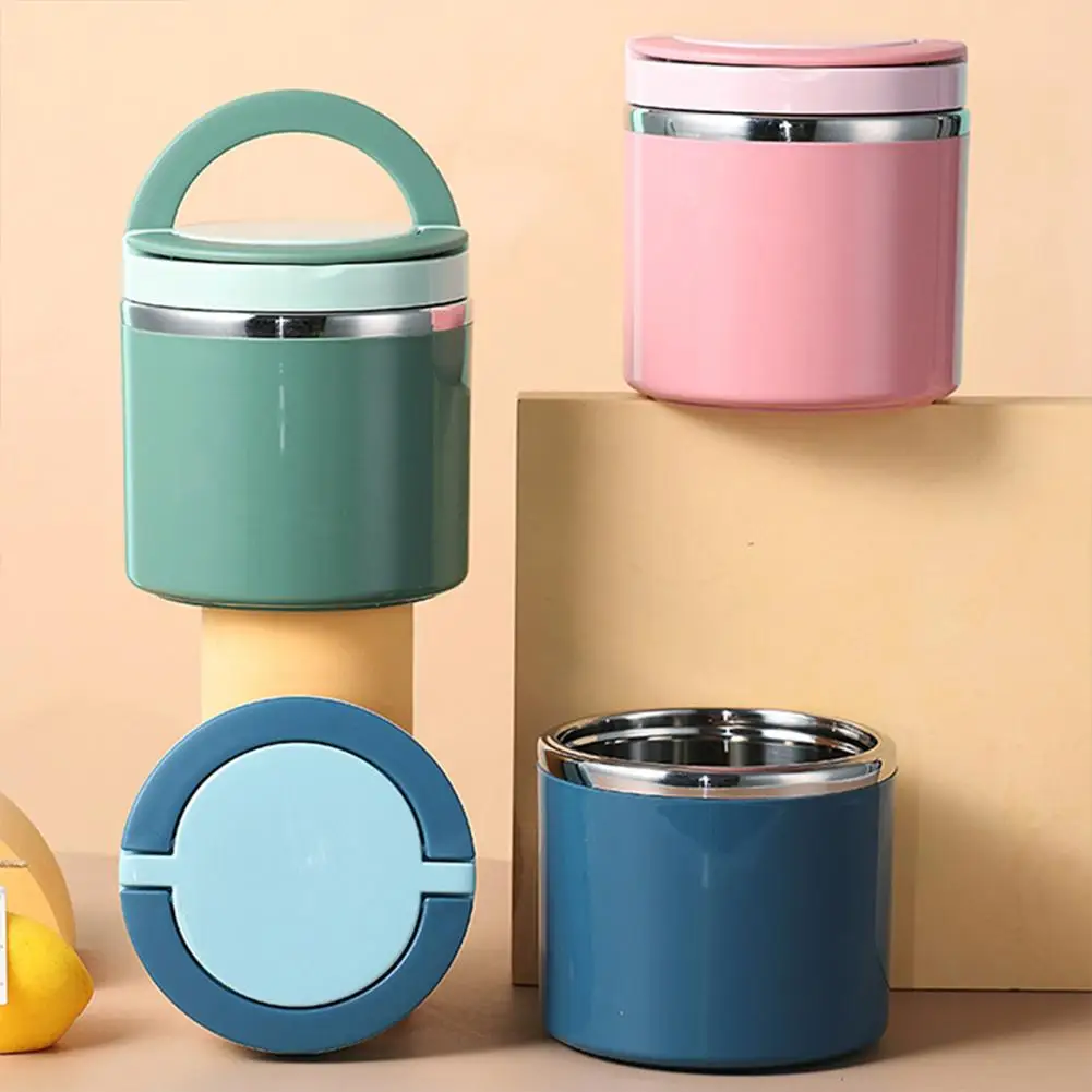 

【 New Arrivals 】630ml Portable Breakfast Soup Cup Lunch Box Bento Box Food Porridge Thermal Storage Container With Lid