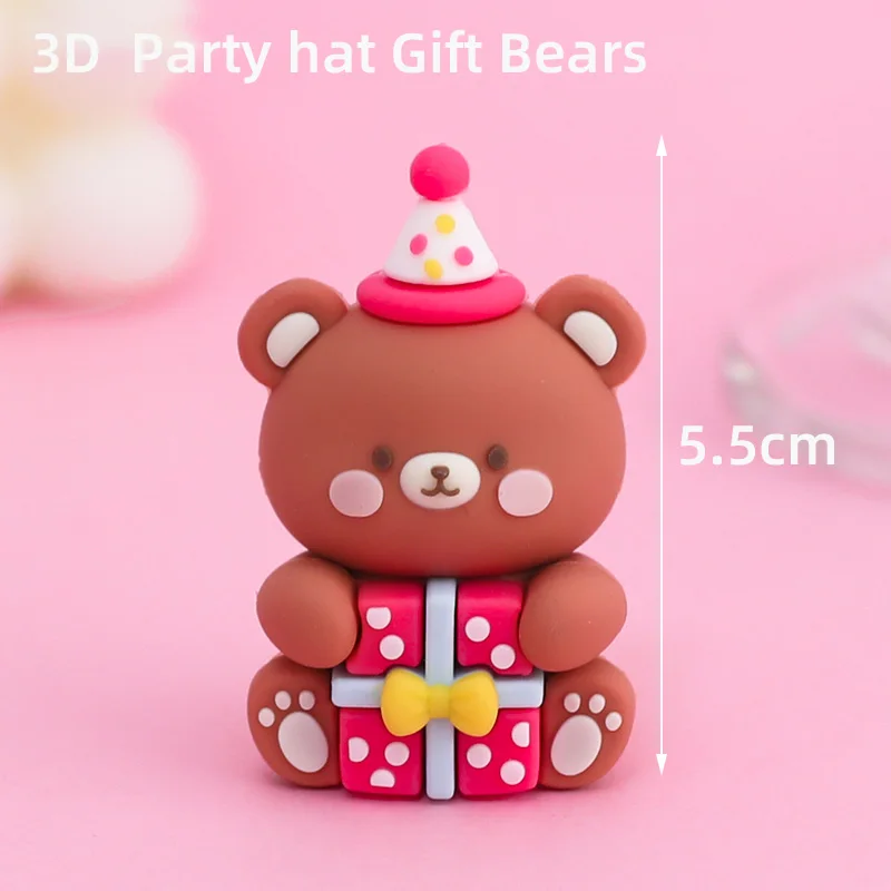 

3D мультяшный топпер для торта с животными