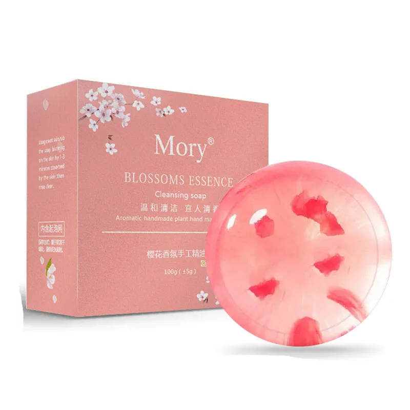 

Cherry Blossom Removal Mite Petal Essential Oil Cleansing Bath Beauty Moisturizing Oil Control Soap Moisturizing Whitening Soap