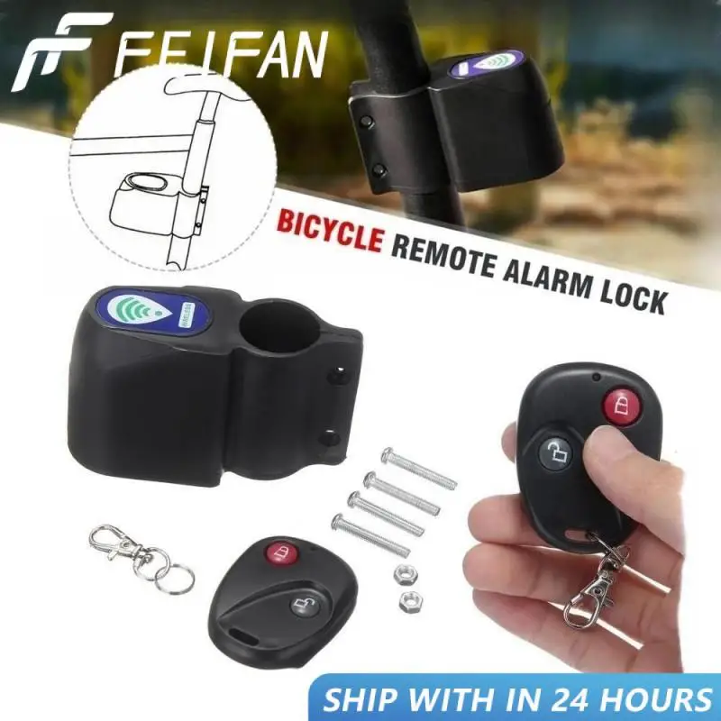 

NEW Wireless Vibration Alarm With Infrared Remote Control Anti-theft Alarm Lock Bicycle Bike Security Alarm System Kits
