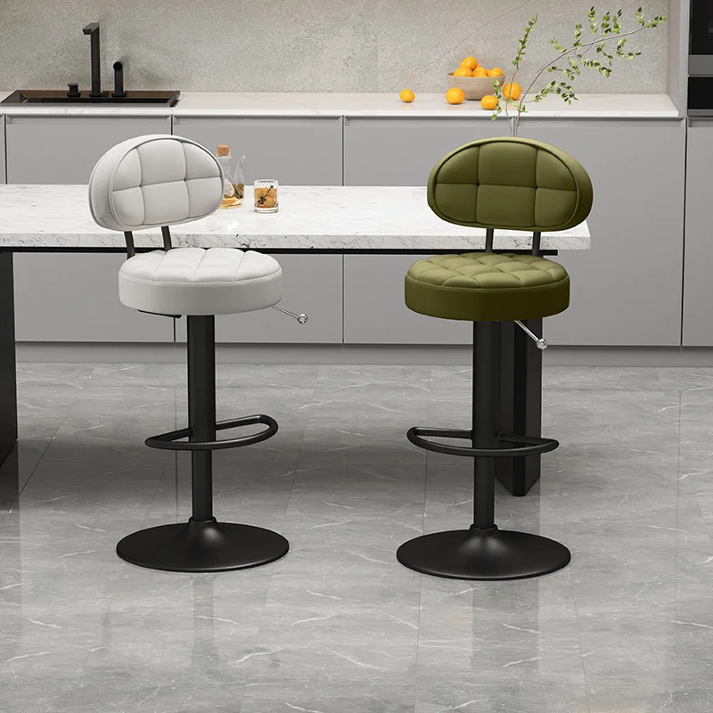 

Поворотные барные стулья в скандинавском стиле, рабочая кухня, высокий стул, роскошные регулируемые по высоте обеденные стулья, мебель для гостиной, дома, бара