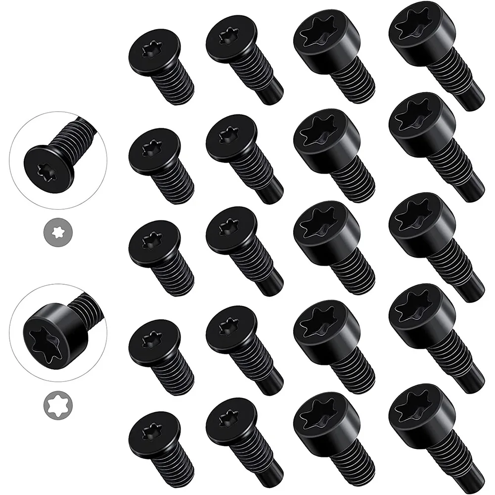 

20pcs Ring Doorbell Screws Carbon Steel Replacement Security Screws Compatible With Video Doorbel Ring Doorbell Screw