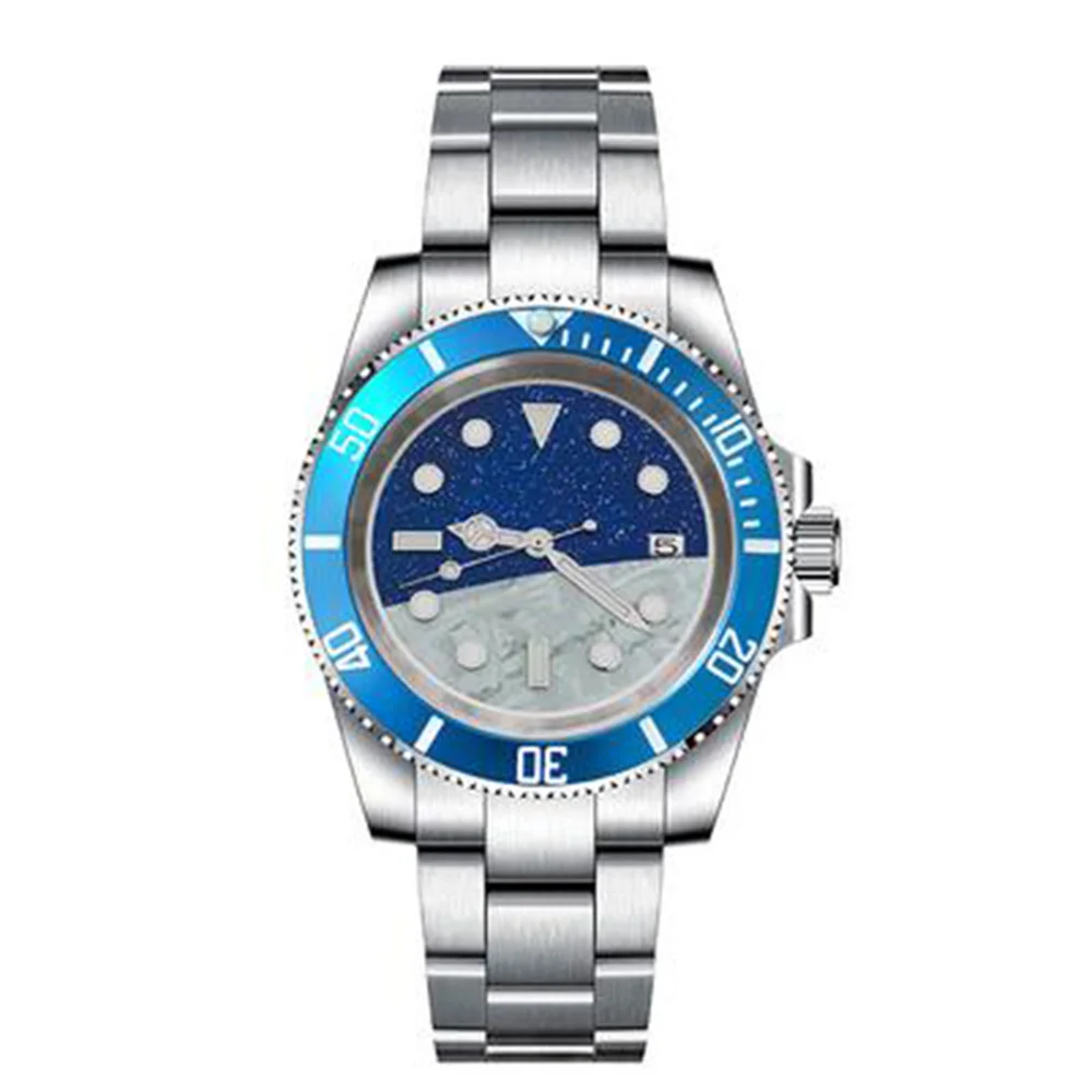 Star and Moon Dial Men Women Stylish Elegant Mechanical Watch 40mm Stainless Steel Case Sapphire Glass Mirror with NH35 Movement enlarge