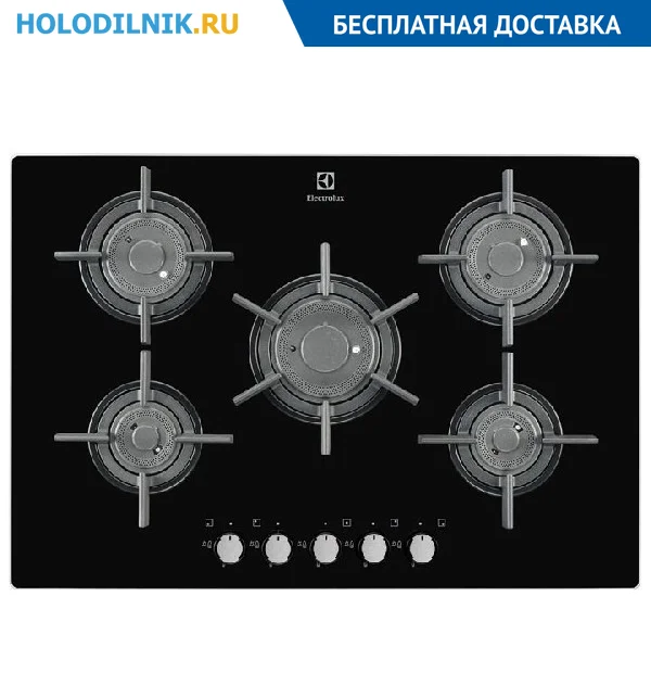 Встраиваемая газовая варочная панель Electrolux EGT 97657 NK | Бытовая техника