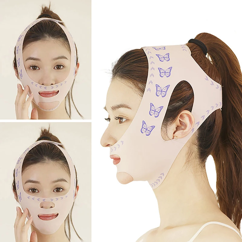 Лифтинг лица и укрепляющая маска V-line для похудения дышащий V-образный ремешок