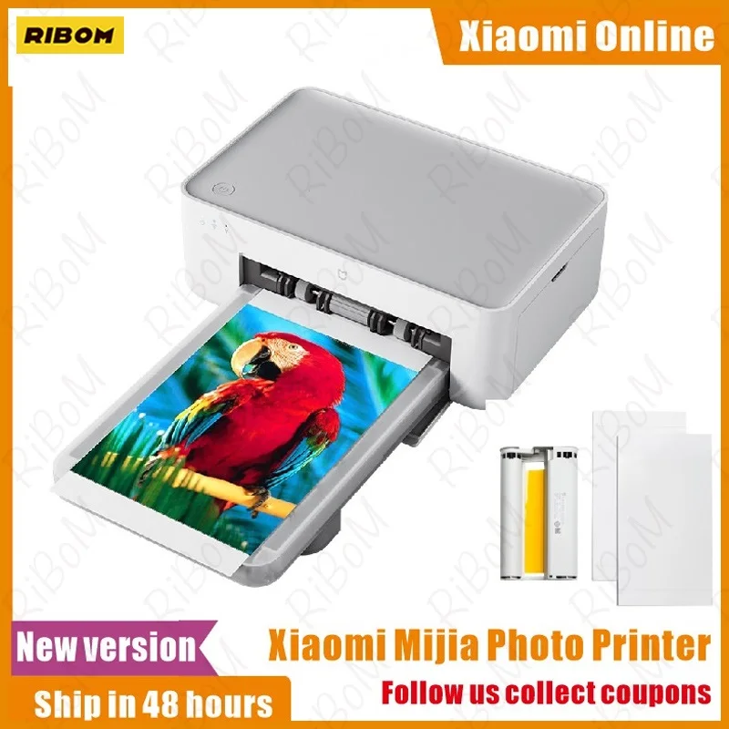 

New Xiaomi Mijia Mi Photo Printer 6-inch High-Definition Auto Film Multi-size ID Photos Smart Printer Wireless Photo Printer