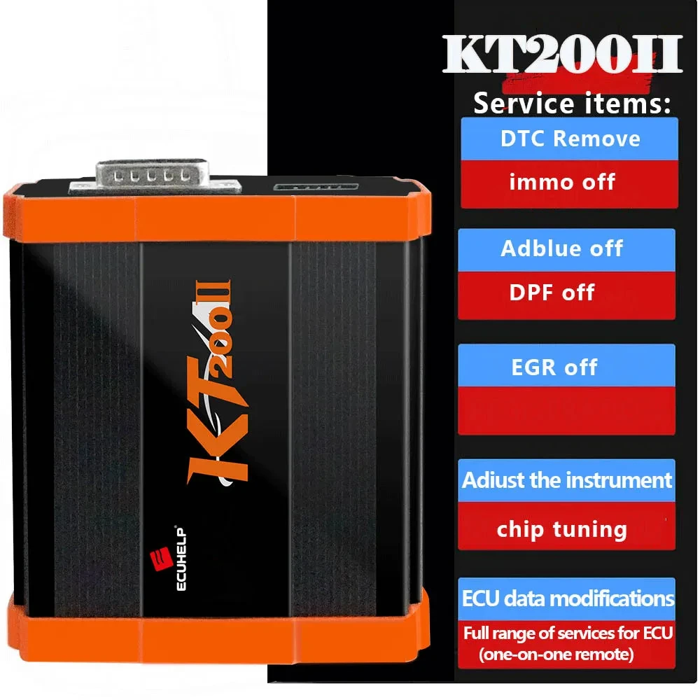 KT200II Программатор ЭБУ USB-ключ Добавление лицензии Поддерживает обновление
