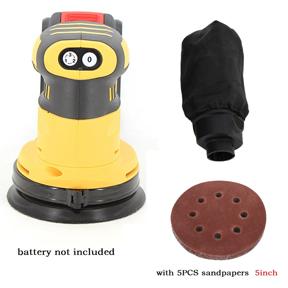 Electric Orbital Sander 125mm Wood Grinder Polisher Sand Mac