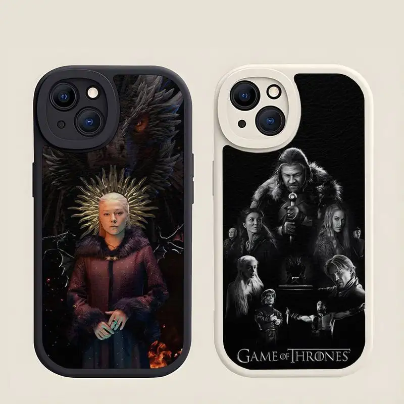 Популярный кожаный чехол для телефона с изображением фильма игры и Trhones для Iphone 12 Pro 14 Max 13 Mini 11 14 X XR XS 7 8 Plus, противоударный чехол