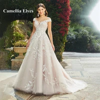 elegant a line 2022 wedding dress for women sexy sweetheart backless bridal dress lace appliques bridal gown robe de mari%c3%a9e