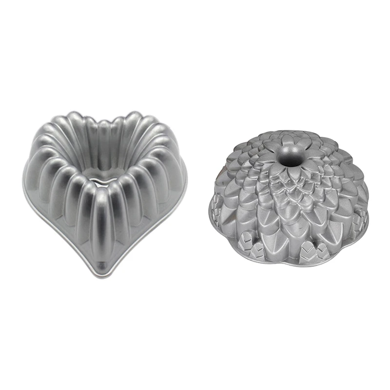 

Cake Mold DIY Baking Dessert Mousse Cake Kitchen Tool with Die Cast Heavy Windspout Cake Pan Non Stick Cake Mold