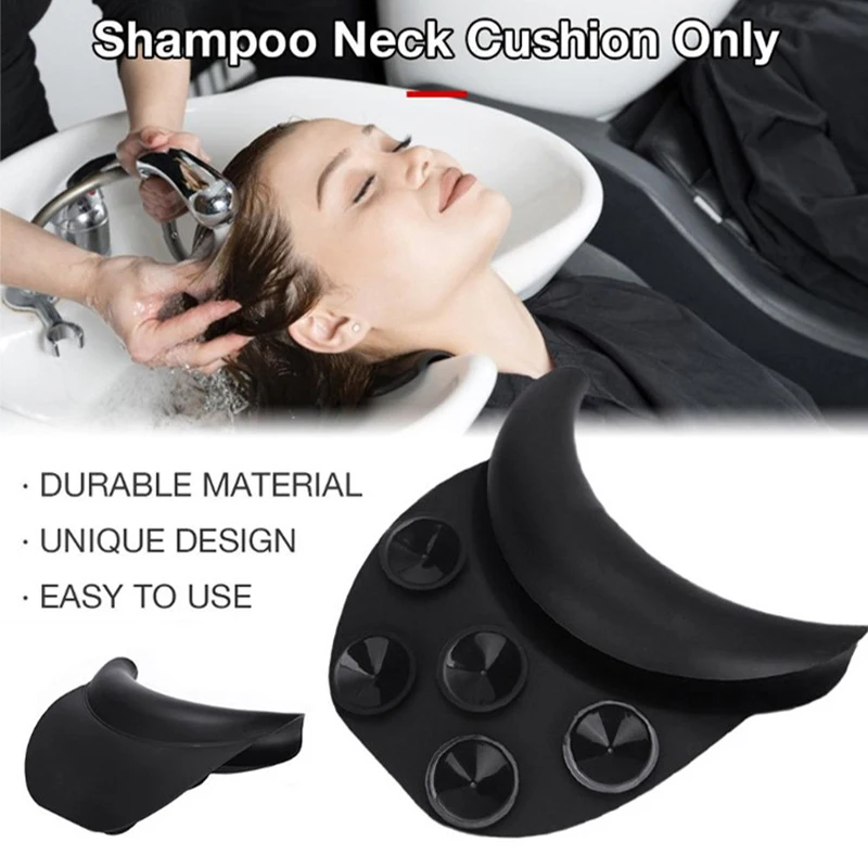 

Hair Salon Silicone Shampoo Pillow Neck Head Rest Cushion Durable Soft Hairdressing Backwash Bowl Hair Washing Sink Basin Tool