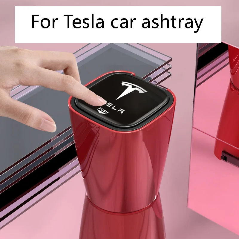 

For Tesla y Model3 model Ya 2021 car interior modification accessories decoration accessories car ashtray