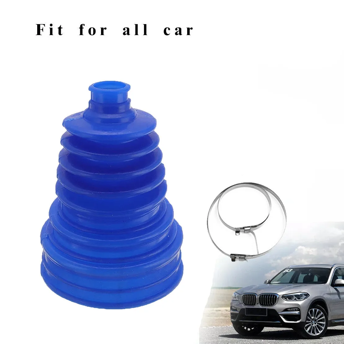 

Car Silicone Constant Velocity Dust Cover Track Connector Kit CV Joint Boot Drive Shafts Driveshaft Joint Cover CV Boot