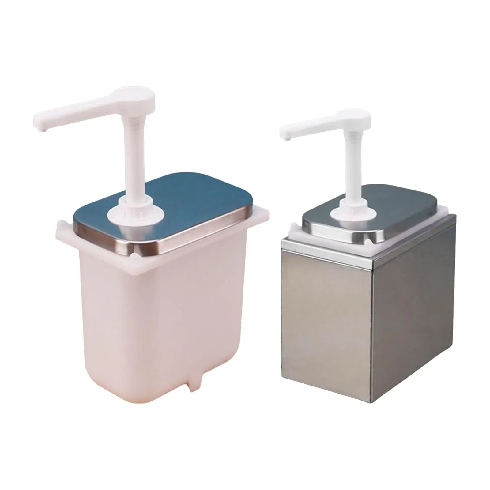 

Sauce Pump Dispenser 2.5L Dispensing Tool Salad Seasoning Sauce Pump Station for Home Restaurant Kitchen Buffet Commercial Use