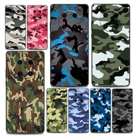 camouflage pattern camo military phone case for huawei y6 y7 y9 2019 y5p y6p y8s y8p y9a y7a mate 10 20 40 pro rs soft silicone