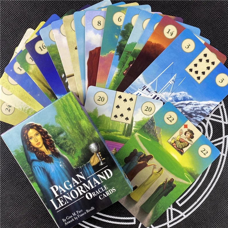 Новые языческие карты Lenormand Классические настольные игры на английском языке