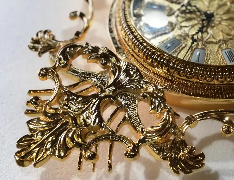 Европейский стиль украшение для дома античный латунные настенные часы