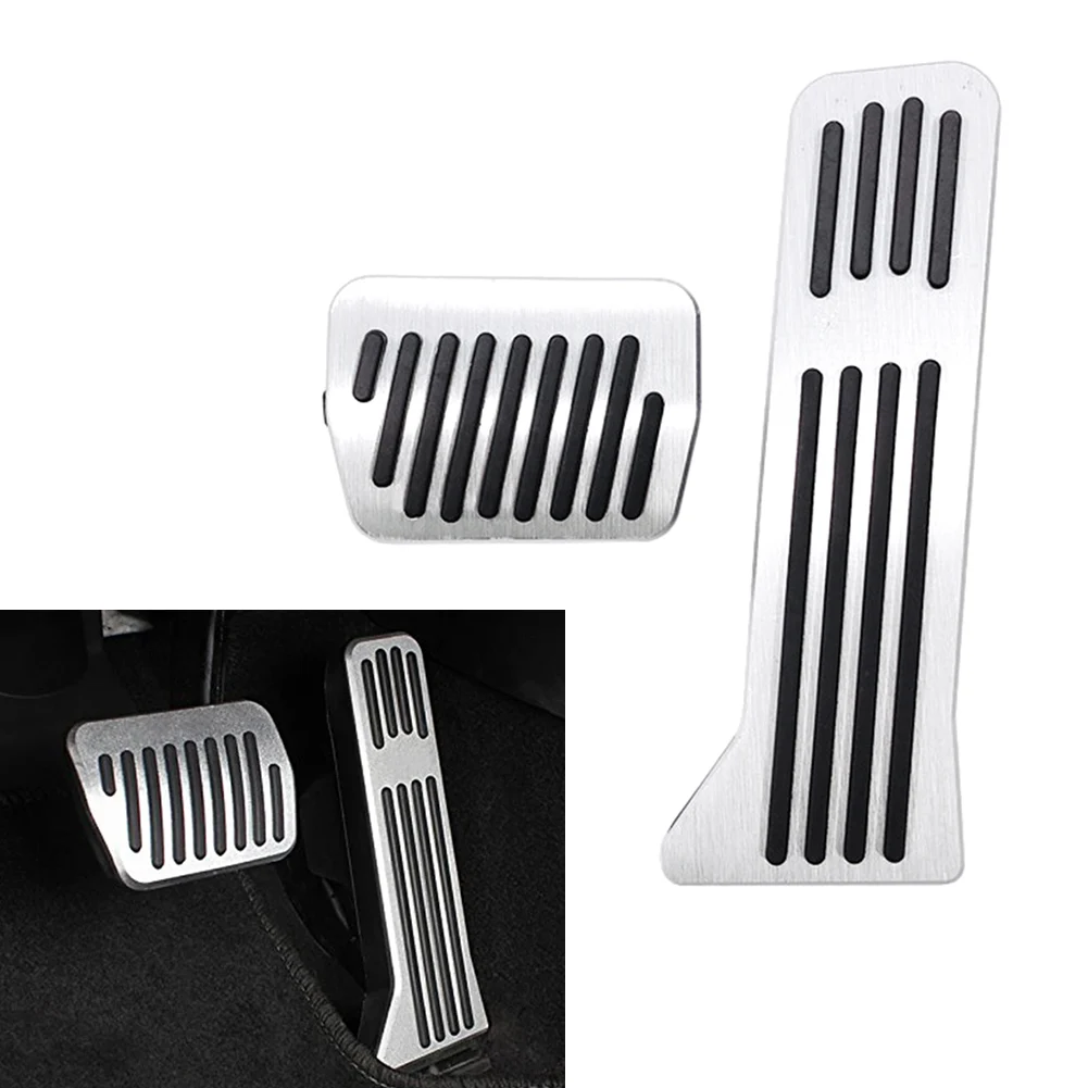 

2Pcs Stainless Steel Brake Gas Pedals Protection Cover For Mazda 2 3 6 CX-3 CX-4 CX-5 CX-9 Car Accessories