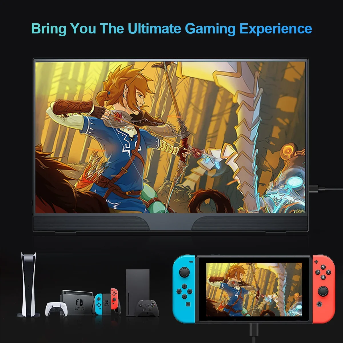 Портативный монитор HOWENS 15 6 дюйма 1080P FHD HDR