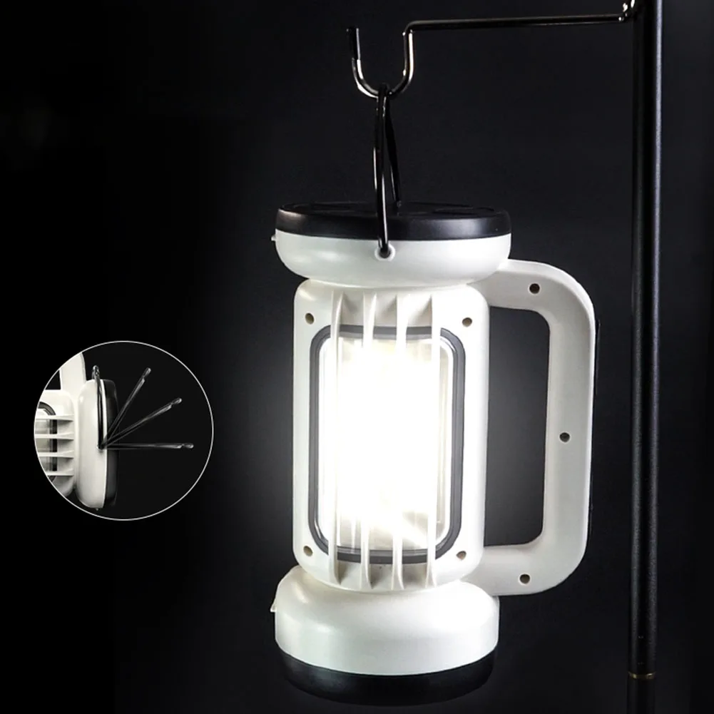 

Мощный светильник для кемпинга с разъемом Type-C, мощсветильник водонепроницаемый фонасветильник с аккумулятором и складным крючком для ночн...