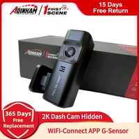 2k dashcam hidden wifi connect app super mini car camera dvr wireless night version g sensor driving recorder parking monitoring