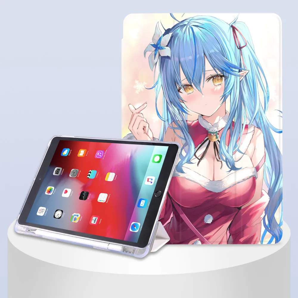 

Anime iPad Mini Case For iPad Air 5 4 9th Generation Cover With Pencil Holder Pro 11 12.9 2021 Mini 6 5 10.2 8th 7th 9.7 6th 5th