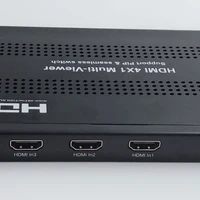 channels hdmi multiviewer 4 in 1 out hdmi seamless switcher support 12 display modes