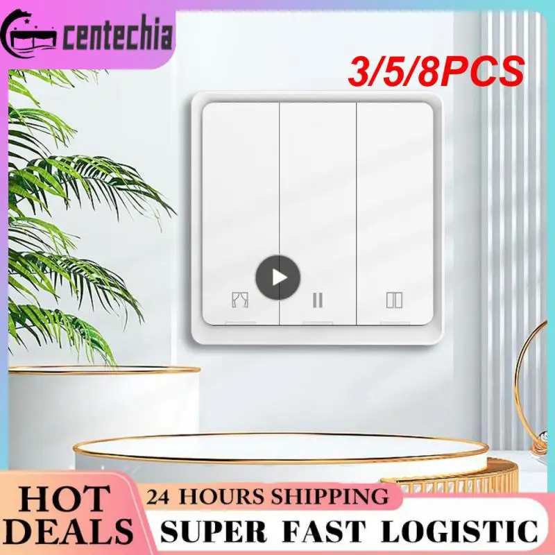 

3/5/8 шт., беспроводные смарт-выключатели для штор, 400 Вт