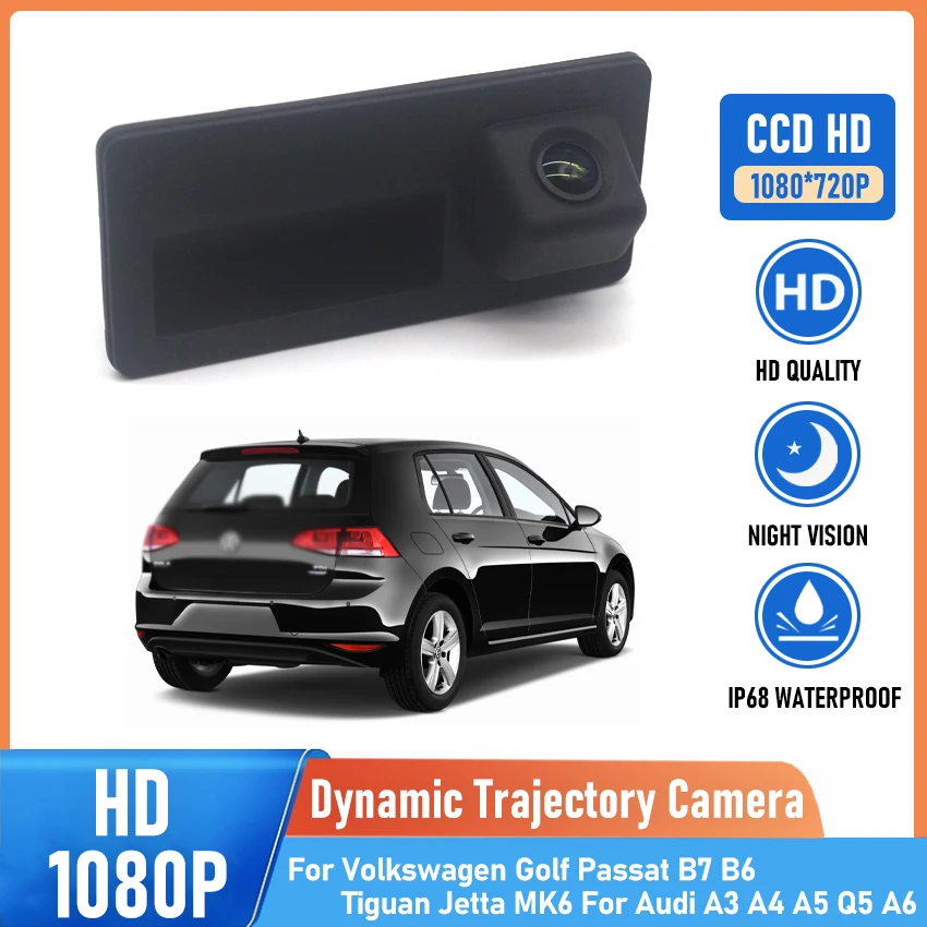 140 ° CCD Водонепроницаемая автомобильная камера заднего вида для VW Volkswagen Golf Passat B7 B6
