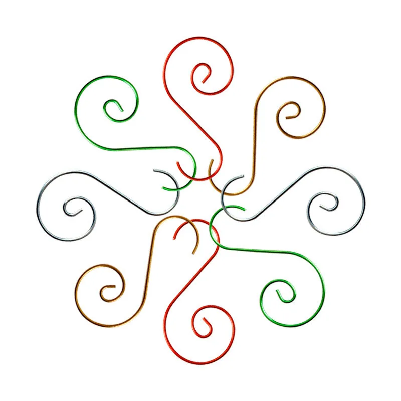 

20 штук металлических крючков, рождественские украшения, подвески, украшения для рождественской елки, новогодние и рождественские украшени...