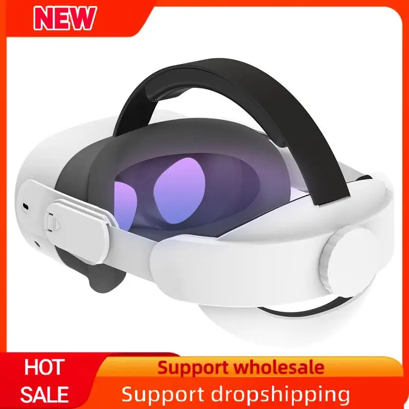 Фото Превосходный удобный ремешок на голову для Meta Quest 3S VR-гарнитуры, элитный чехол для хранения с повязкой на голову, сумка для Meta Quest 3S №1
