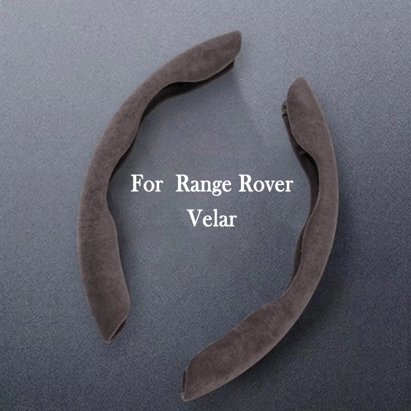 

For Range Rover Velar Car Styling Genuine suede Steering Wheel Covers suede Accessories