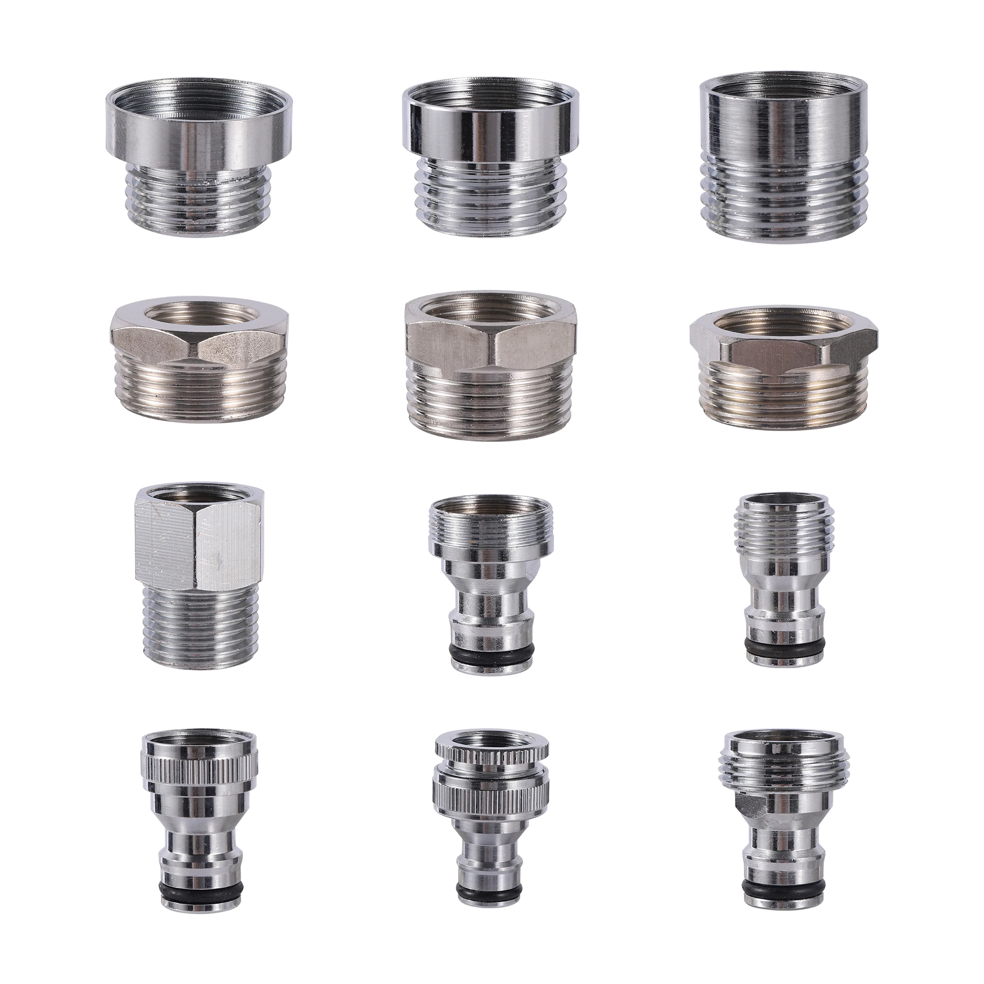 Резьбовой фитинг 1/2 дюйма 3/4 дюйма 1 дюйм, адаптер для сада, фитинги для шланга, фитинги M22 M24, муфта для очистителя насоса, фитинги