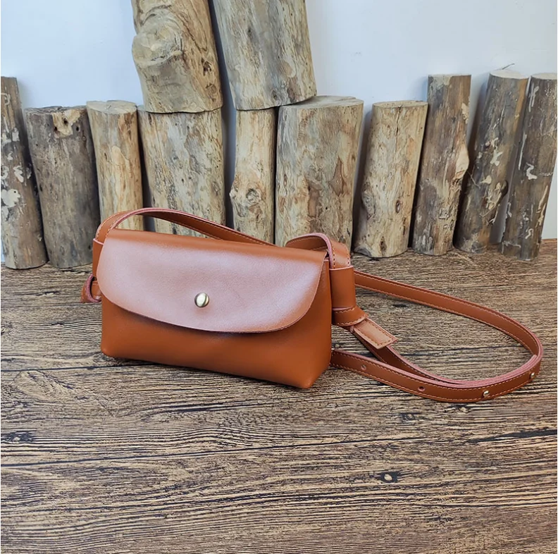 

2022 Fashion PU Women's Casual Solid Color Chest Fanny Bag Shoulder Crossbody