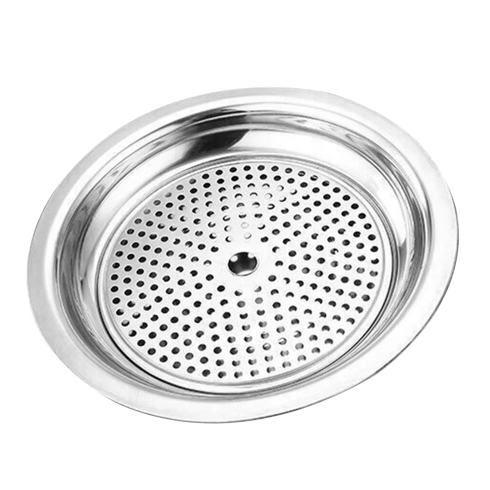 

Dish Plates Plate Servinground Dessert Trays Fruitappetizer Kitchen Metal Dumpling Salad Draining Large Steel Chip Dip Seafood