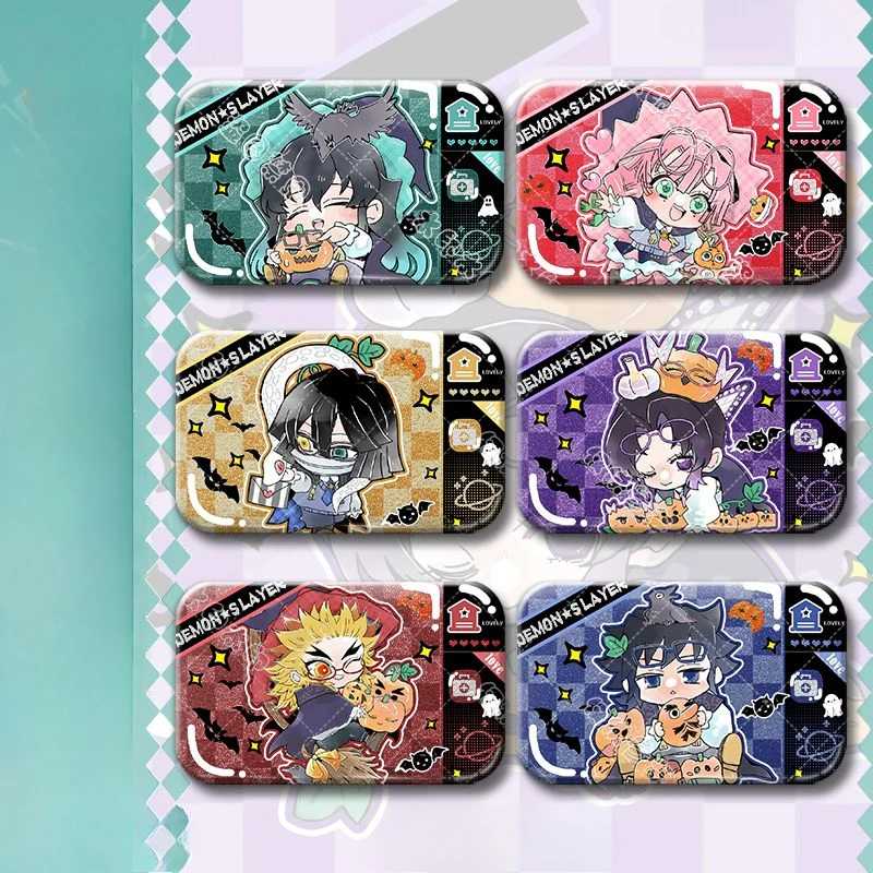 Demon Slayer Tokitou Muichirou Kanroji Mitsuri значок аниме периферийные милые мультяшные броши Itabag