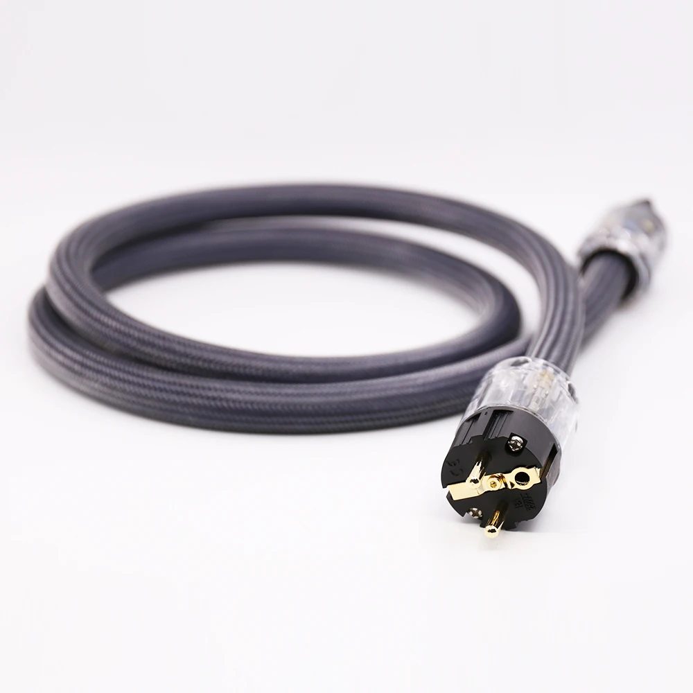 

Hi-End 4Square hifi audio EU/US Power Cord Pure Copper Power Cable Free Shipping