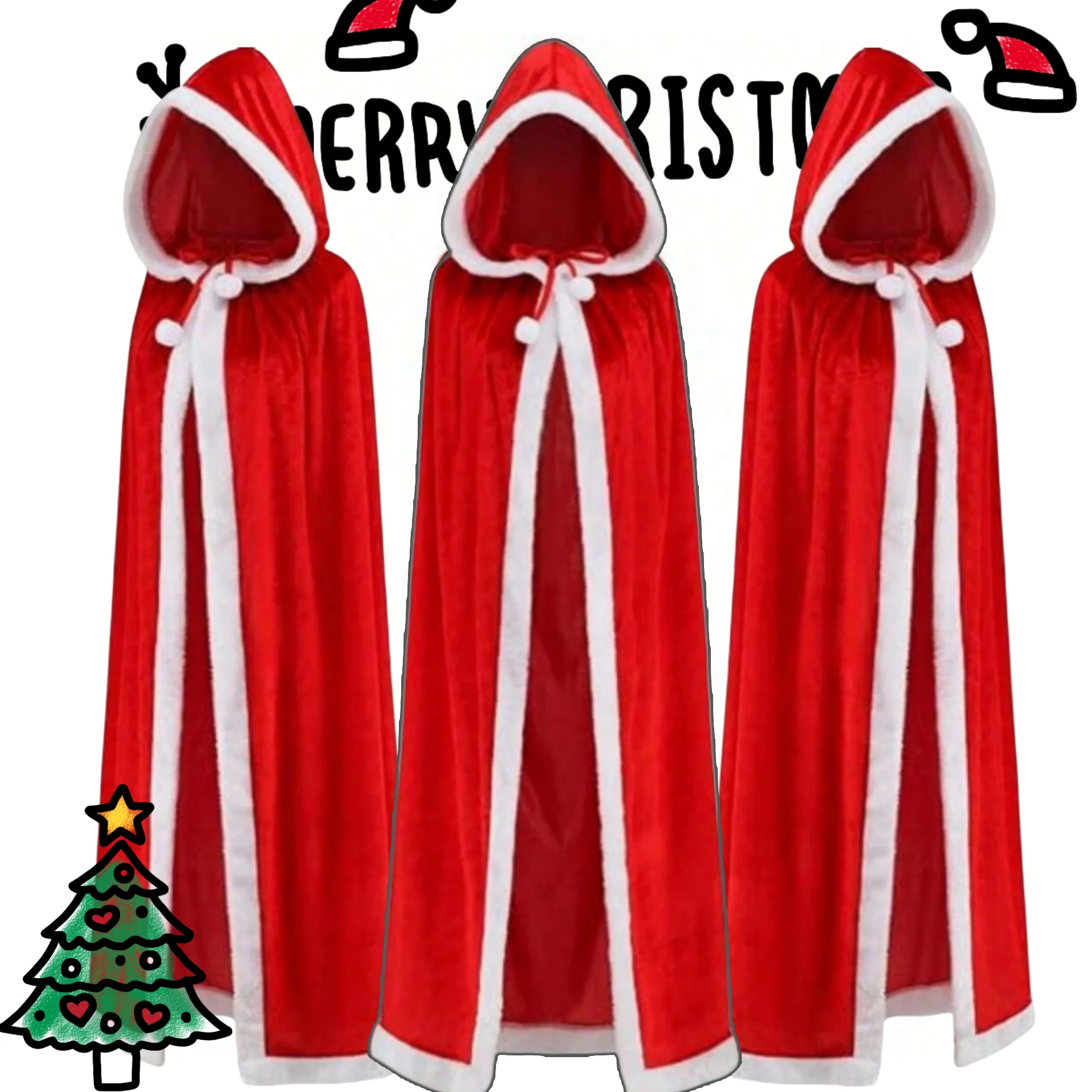 Пальто и куртки для косплея Санта-Клауса