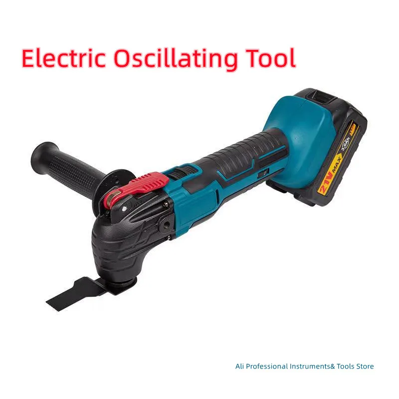 

18V Cordless Oscillating Multitool Machine Electric Trimmer Cutting Woodworking Tool Multifunctional Lithium Battery Household