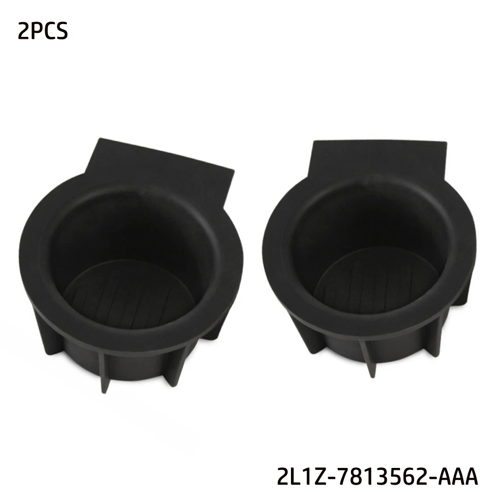 

2pcs Car Floor Console Cup Holder Rubber Insert Liners For Ford F-150 2004-2011 For Expedition 2003-2006 For Navigator 2003-2006