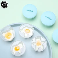 new 4 pcsset cute egg cooker tools with brush plastic egg boiler for kid baking egg mold maker kitchen tool accessories