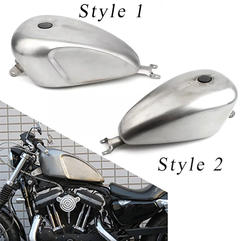 

3.3 Gas Fuel Tank Motorcycle Gasoline Steel Tank Motorbike Oil Box For Harley Davidson Sportster XL883 1200 Forty-eight 2004-Up