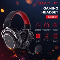 HAVIT H2008d Wired Gaming Headset with 3.5mm Plug 50mm Drivers Surround Sound HD Mic for PS4 PS5 XBox PC Laptop Gamer Headphone 2