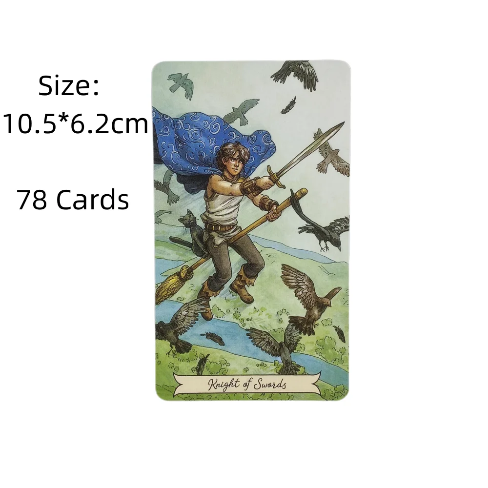 Ежедневная игра с картами ведьмы Таро 78 колодов издание гадания англоязычными