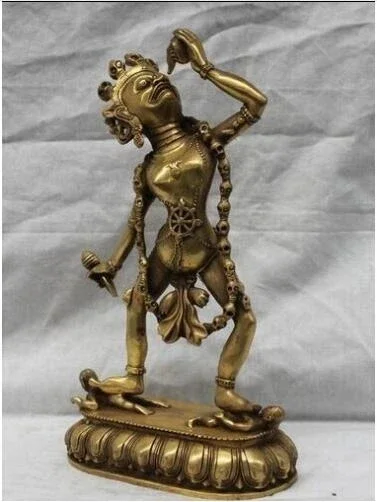 Тибетская статуэтка Будды Дакини из латуни и меди