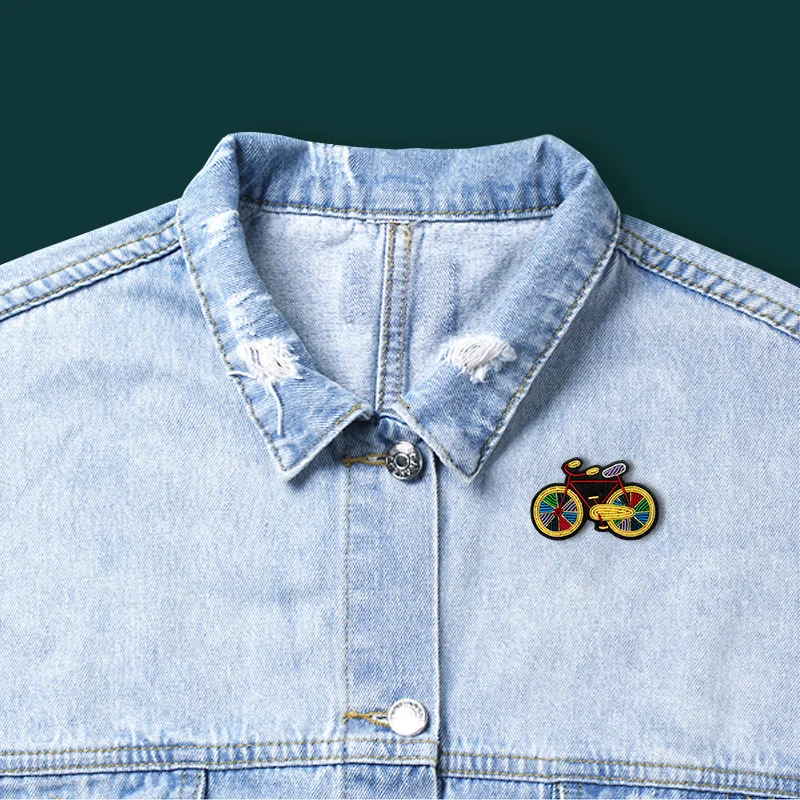 

Шикарный значок с вышивкой из индийского шелка в виде каннетилы, нашивка из проволоки, брошь, булавка для одежды, сумки, шляпы, аппликация в с...